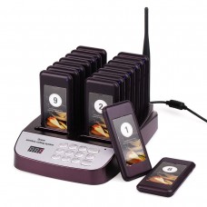 Gästerufsystem mit 16 Pagern und mit Anzeige 